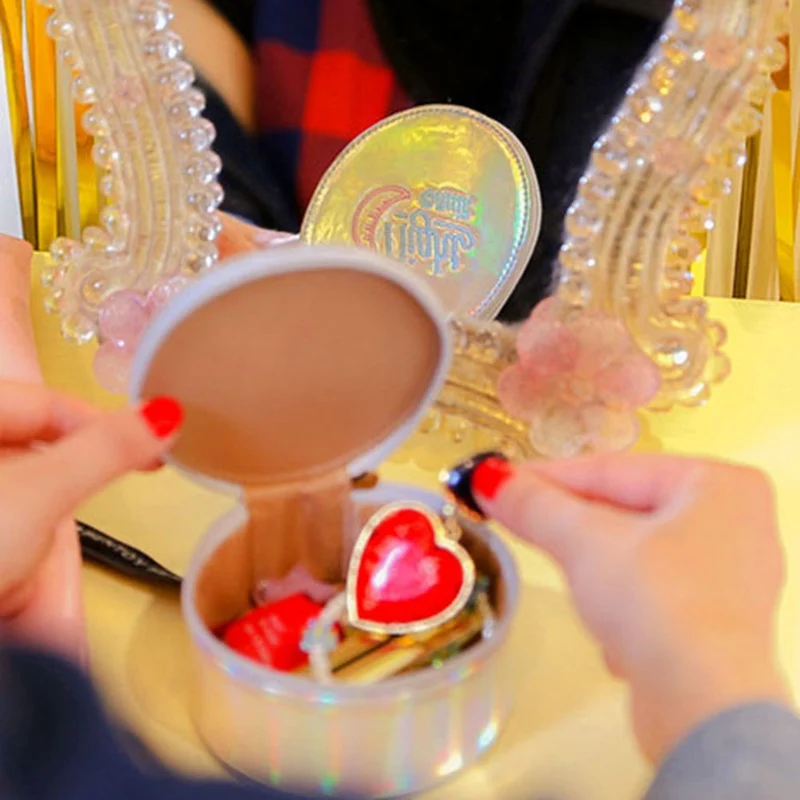 Вышивка лазером Harajuku цилиндрическая монета кошелек девушки милый маленький кошелек ins сумка для хранения Сумочка помада мешок Луна серебро