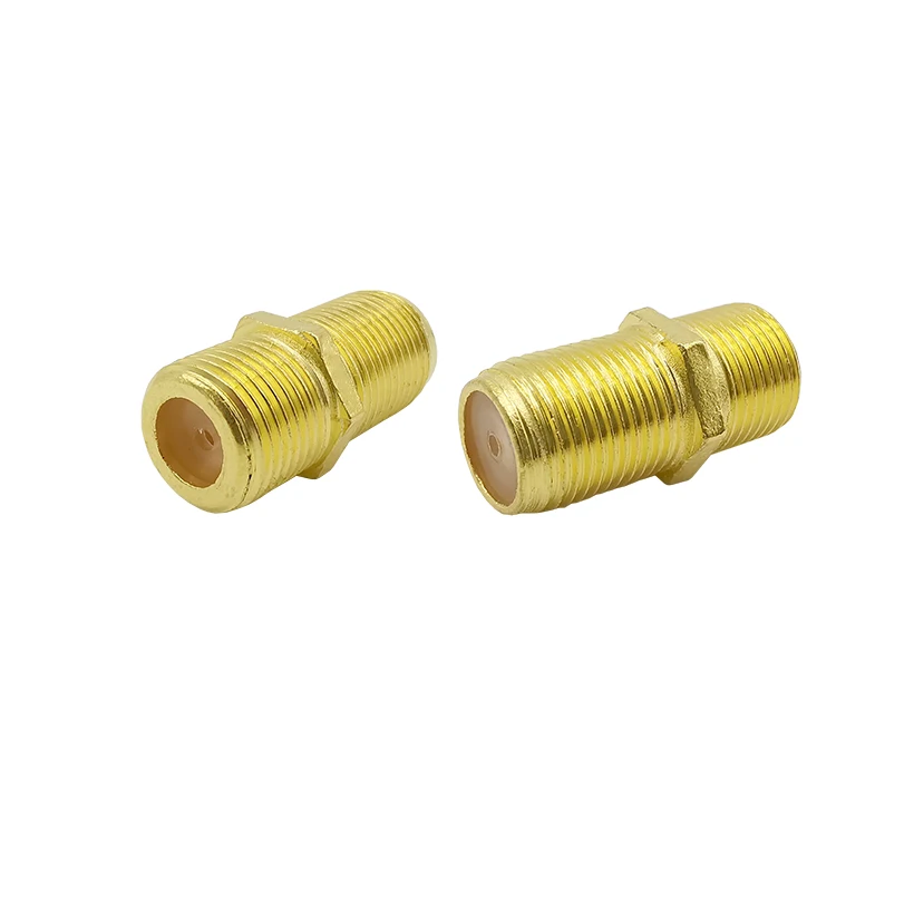 F Type Female Barrel Adapter Jack to RF Coaxial Straight Through Head RG6 Coax Cable Connector | Обустройство дома