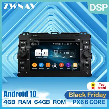 

2 din IPS touch screen Android 10.0 Car Multimedia player For Toyota Land Prado 2006-2010 car BT audio stereo GPS navi head unit