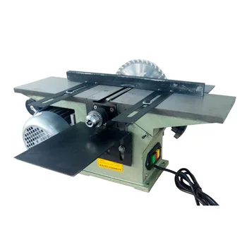 Price Multifunction Woodworking Planer 220V Desktop Electric High Power Cutting Planing Drilling Three In One Planer Table Saw Tools