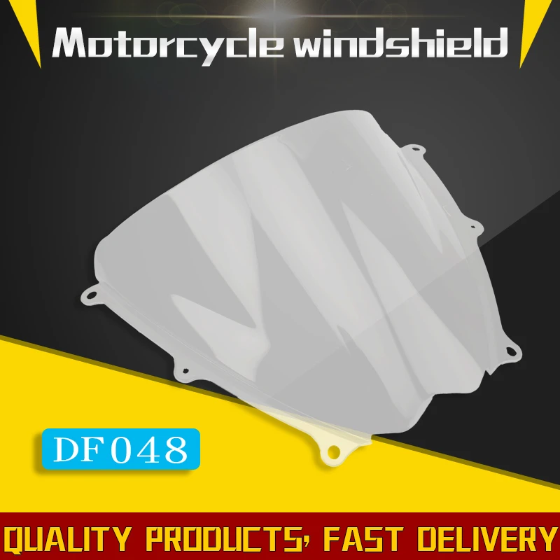 Для Suzuki GSXR 1000 R K7 2007 2008 черно-белое тонированное ветровое стекло лобовое стекло двойной пузырь 1000R 07 08 GSXR1000 R - Цвет: 1pcs Clear