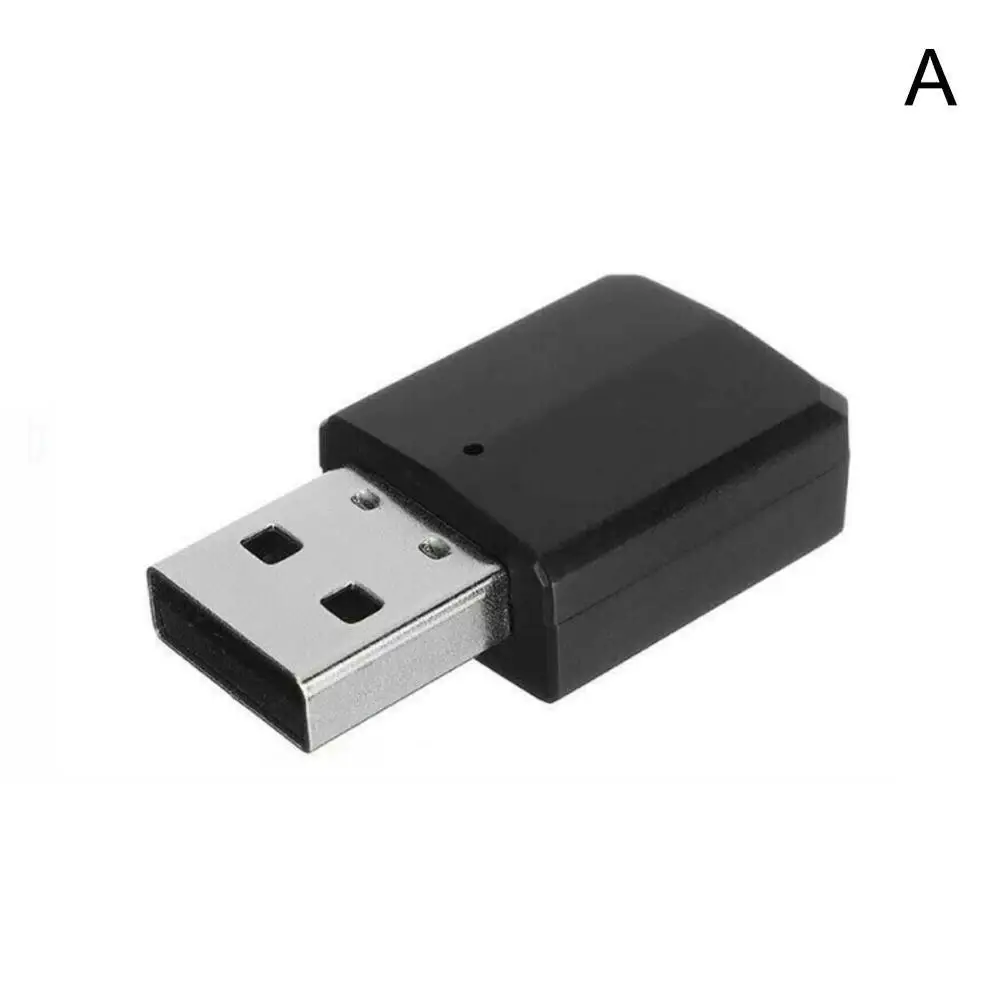 A Bluetooth 5,0 аудио приемник передатчик мини стерео Bluetooth AUX RCA USB 3,5 мм разъем для ТВ ПК автомобильный комплект беспроводной адаптер - Цвет: A