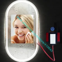 

DC 12V Bathroom Light Mirror Touch Switch LED Mirror Touch Control For LED Mirror of Furniture Cabinet Cupboard Hotel Bathroom