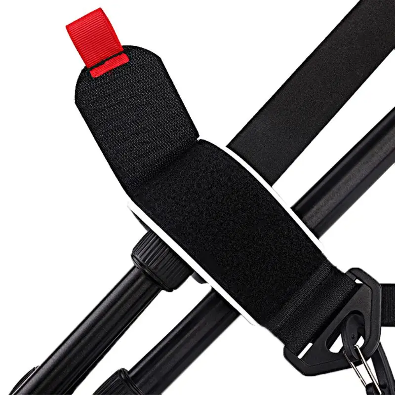 Adjustable Skiing Poles Shoulder Hand Carrier Lash Handle Straps Porter Hook Loop Protecting Black Nylon Ski Handle Strap Bags