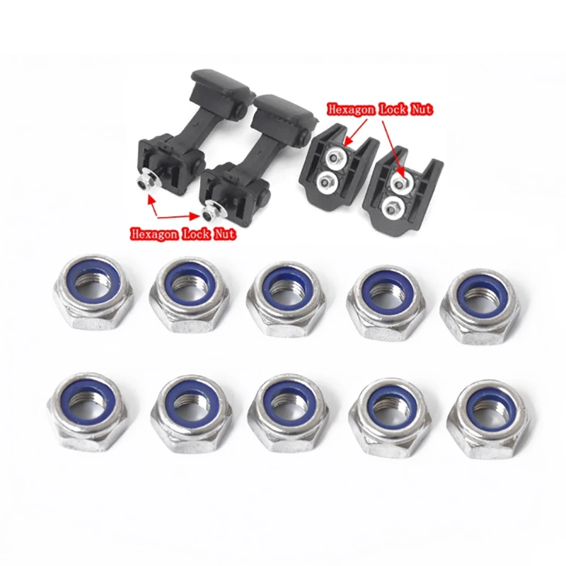 HHO-150Pcs 304 Нержавеющая сталь замок набор гаек комплект для аппаратных аксессуаров нейлоновой вставкой Стопорная гайки Self Зажимная гайка M3 м