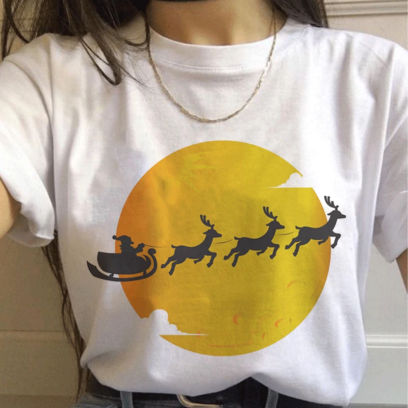 

Summer 2019 New Merry Christmas Tumblr Tee Shirt Femme Harajuku Aesthetic Tshirt Ullzang Vintage Kawaii Vogue T Shirt Women Tops