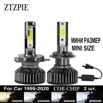 

ZTZPIE 100W 16000LM 4500K 6000K 8000K 3000K 9005/HB3 9006/HB4 H3 H1 H8 H7 H4 H11H9 9012 Canbus Led Car Headlight COB CHIP 12v