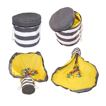 

NEW-Toy Cleaning Storage Bag Home Multifunctional Storage Bag Waterproof Storage Bucket Foldable