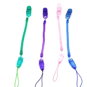 

1PC Baby Pacifier Clip Holder For Nipple Teether Chain For Dummies Safe Plastic Infant Nipple Clip Holders