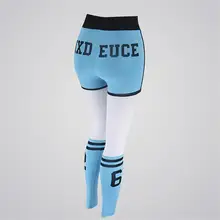 Западный модный спортивный стиль, облегающие леггинсы и облегающие леггинсы, стильные дышащие брюки для йоги с принтом