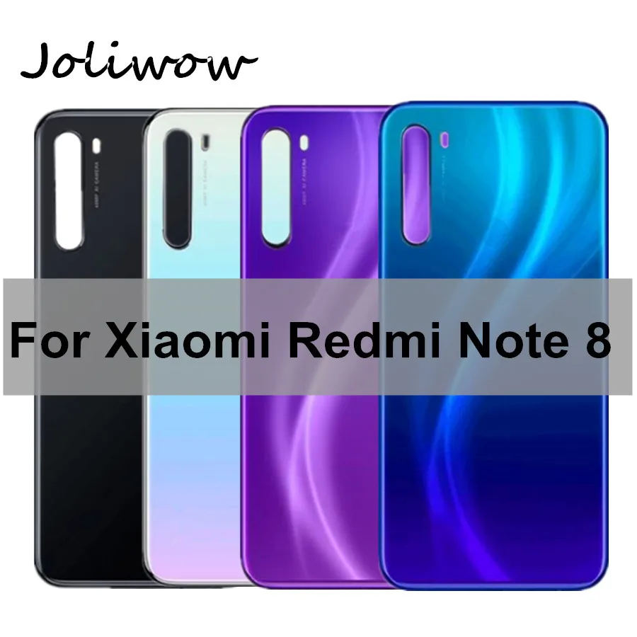 Стеклянная задняя крышка батарейного отсека для Xiaomi Redmi Note 8 корпуса панель note