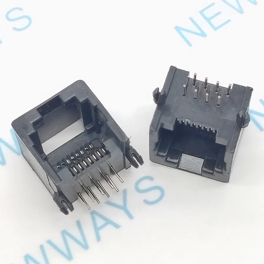 10 шт./лот Rj11 гнездо Rj45 телефонная розетка 8Pin с украшением в виде кристаллов