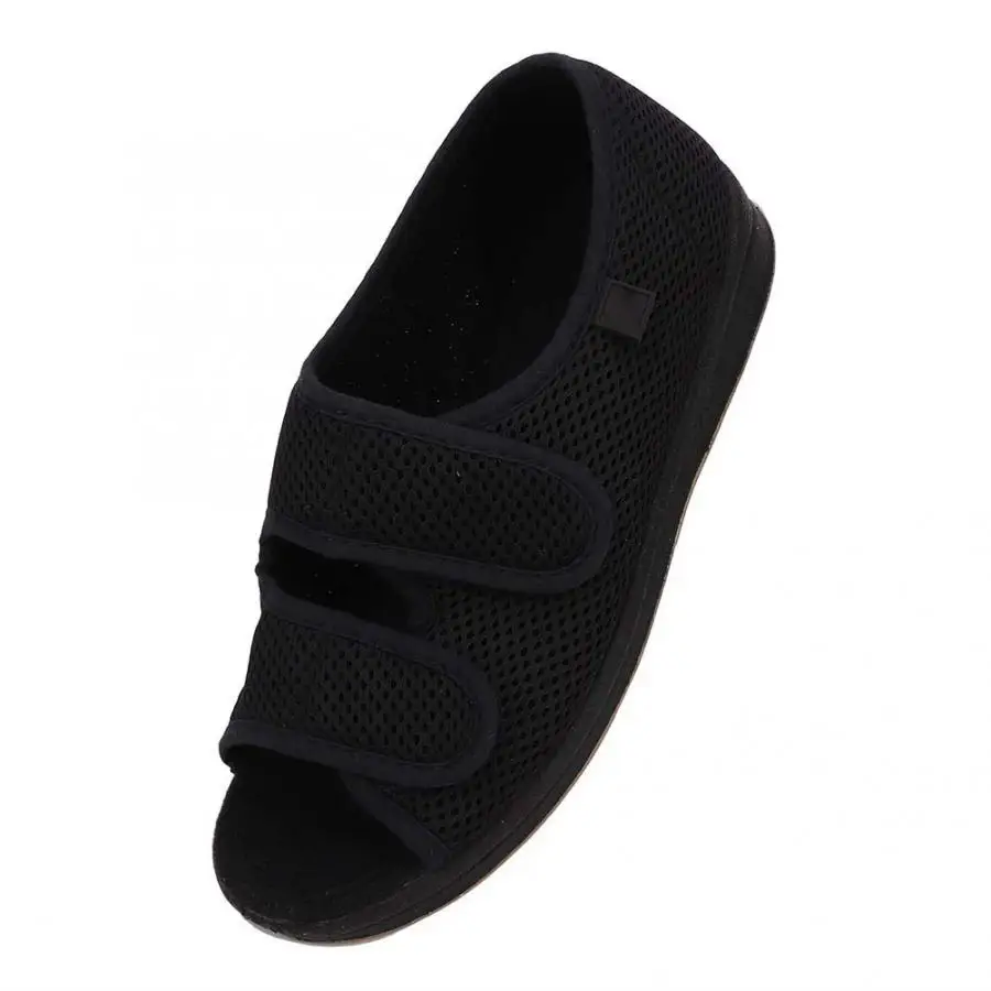 Adjustable Mesh Fabric Shoes Foot Edema Recovery Shoes Non-Slip Breathable Correction Shoes Foot Care Supports US Size 5-9
