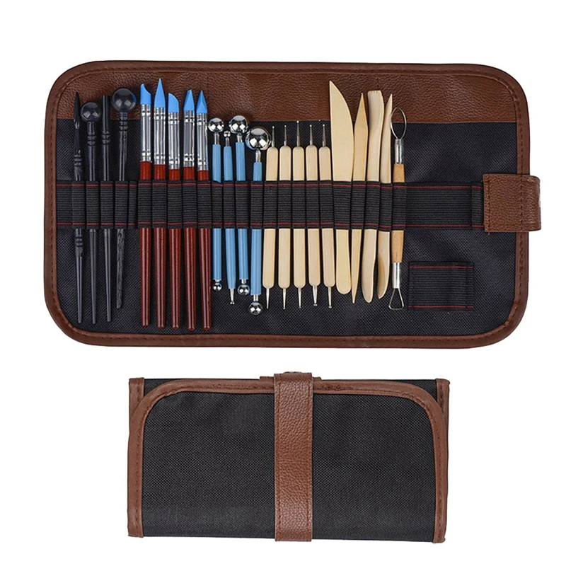 23Pcs Clay Shaping Tools Ball Stylus Dotting Tools For Pottery Sculpture Rock Painting Mandala Art Carving Modeling Embossing foldable woodworking bench