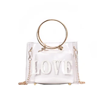 

NEW-Square Bag Pvc Shoulder Bag Solid Color Mother Bag Zipper Messenger Bag Open Bag Handbag