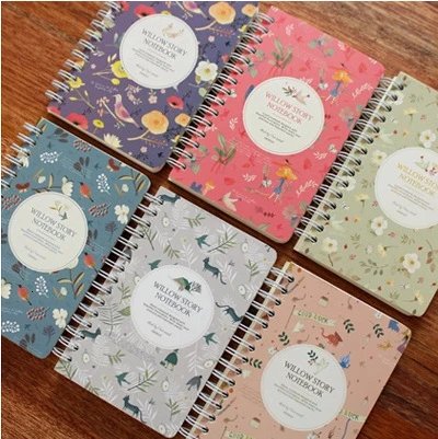 

Small Fresh Sweet Transverse Line Book | Hand Portable Coil Notepad notebook