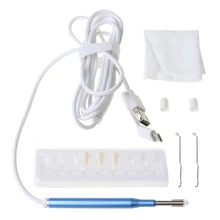 3 w 1 narzędzie do usuwania wosku z uszu otoskop USB-aparat fotograficzny z uchem 3 9mm wodoodporny cyfrowy endoskop i 6 regulowane światło LED tanie tanio Shanwen NONE CN (pochodzenie)