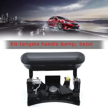 

1 Set Black Exterior Rear Tailgate Handle and Bezel Trim Kit Set Fit for 99-07 Chevy Silverado GMC Sierra