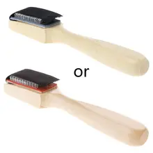 Деревянная замшевая подошва, чистящая обувь для танцев, щетка для чистки обуви