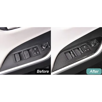 

Car Window panel trim Armrest Cover For Toyota RAV4 2019-2020 Decal 4pcs