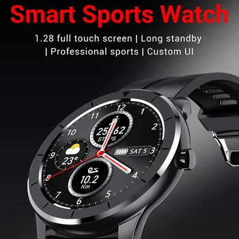 

T6 Full Touch Screen Smart Watch Men Women Custom Heart Rate Monitor Message Reminder Health Sport Tracker Smartwatch