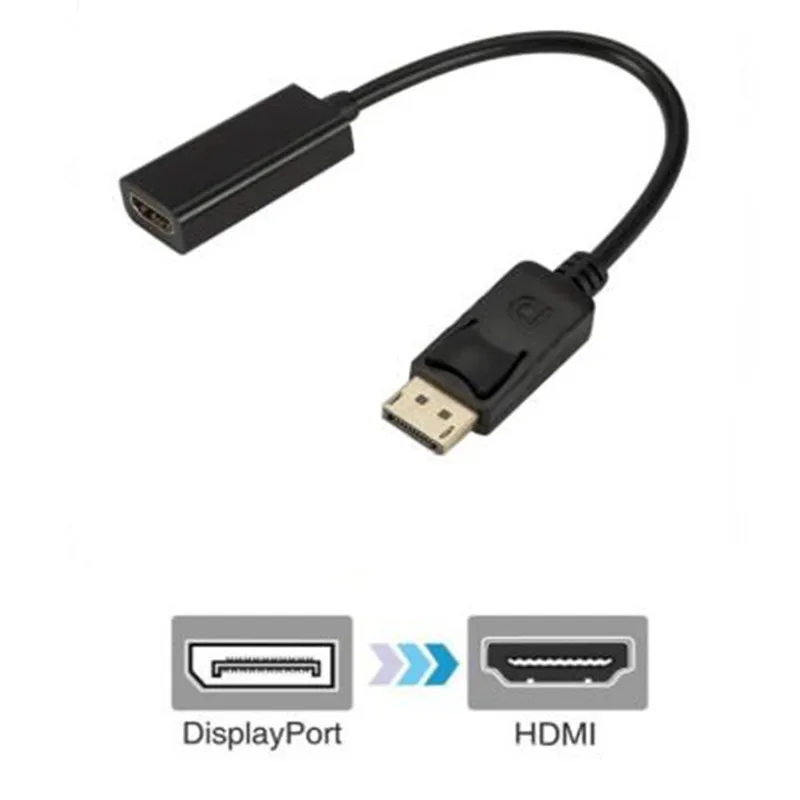 Переходник DP штырь гнездо HDMI 1080P для ПК|Кабели VGA| |
