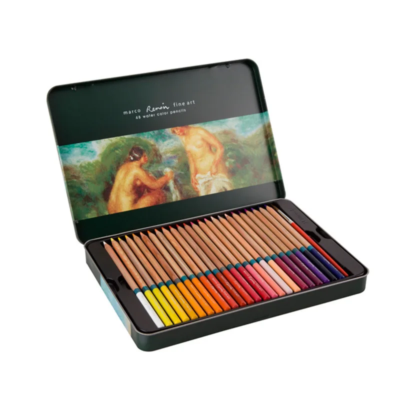 

Water-soluble colored pencil color fill pen iron box color lead crayon de couleur