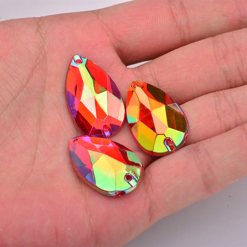 JUNAO-17x28mm-Big-Black-AB-Crystal-Sew-On-Acrylic-Rhinestones-Applique-Flatback-Strass-Sewing-Drop-Stones (3)