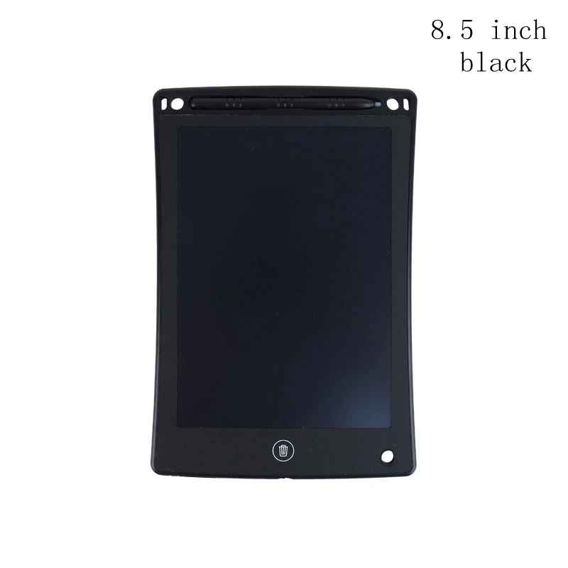 black 8.5inch Волшебная книга многоразовая рисованная со светом Детская игрушка для разрисовывания светодиодный планшет набор развивающий веселый детский подарок для детей Прямая - Цвет: black 8.5inch
