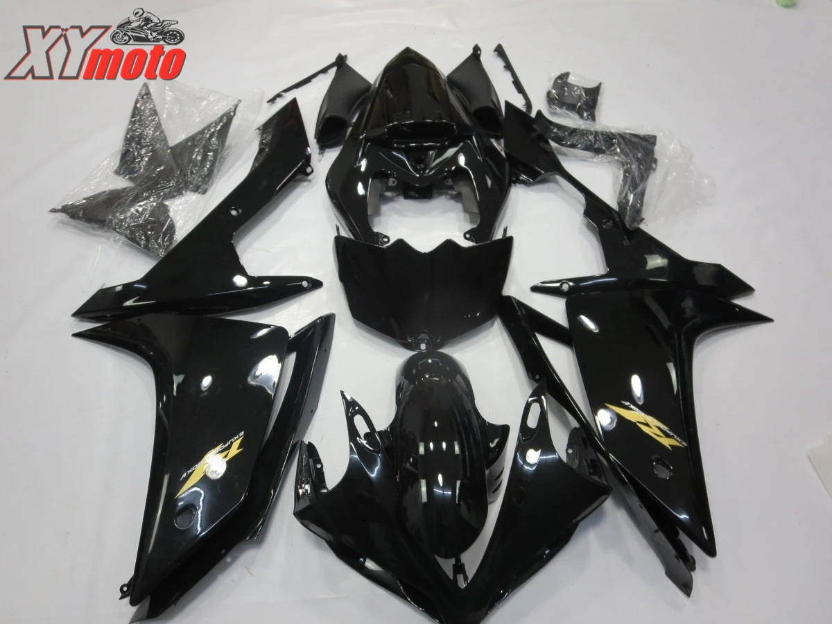 

Motorcycle Fairing Kit For Yamaha YZF1000 R1 07-08 Injection ABS Plastic Fairings R1 2007-2008 Gloss Black Bodyworks