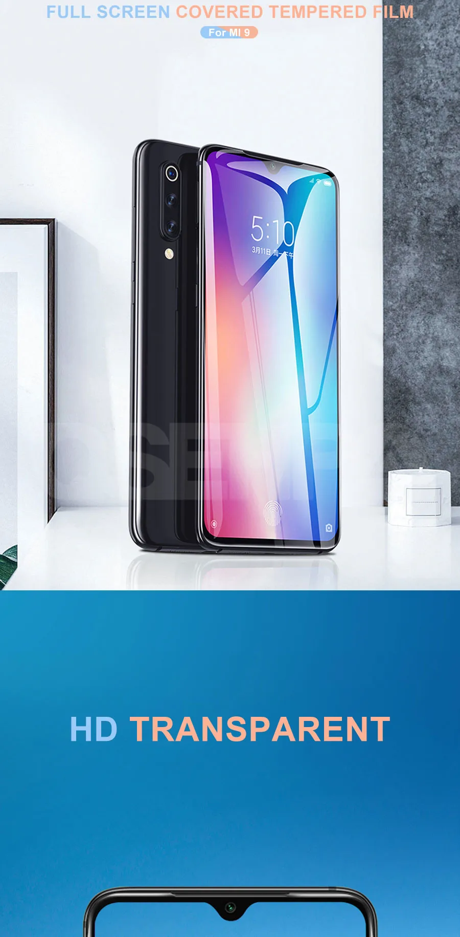 9D закаленное стекло для Xiaomi mi 8 9 SE A3 A2 Lite mi CC9 CC9E Play Pocophone F1 Защитная пленка для экрана