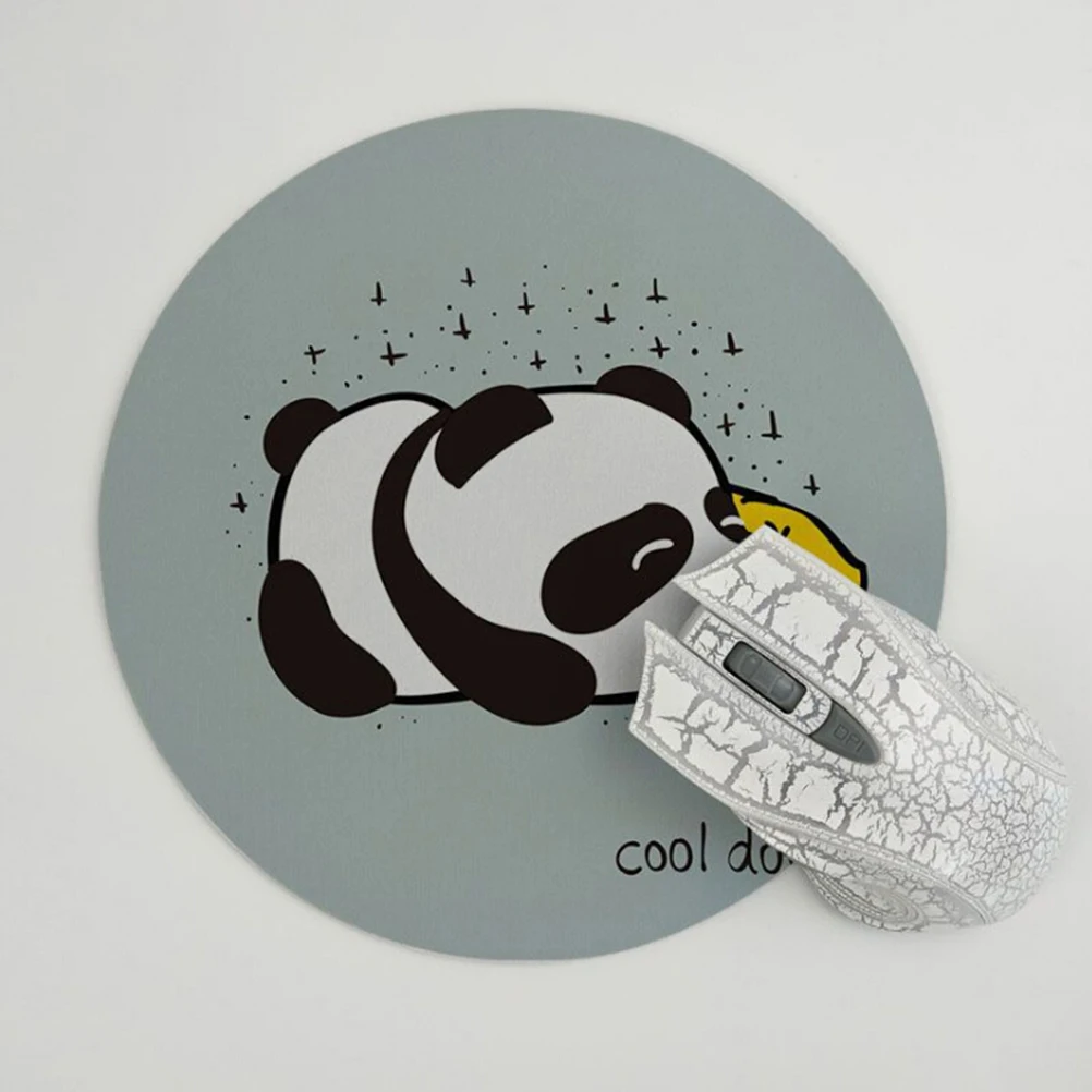 1Pc Cartoon Panda Mouse Pad Customized Laptop Gaming Mouse Pad Size For 22x22x0.2cm Gaming Mousepads