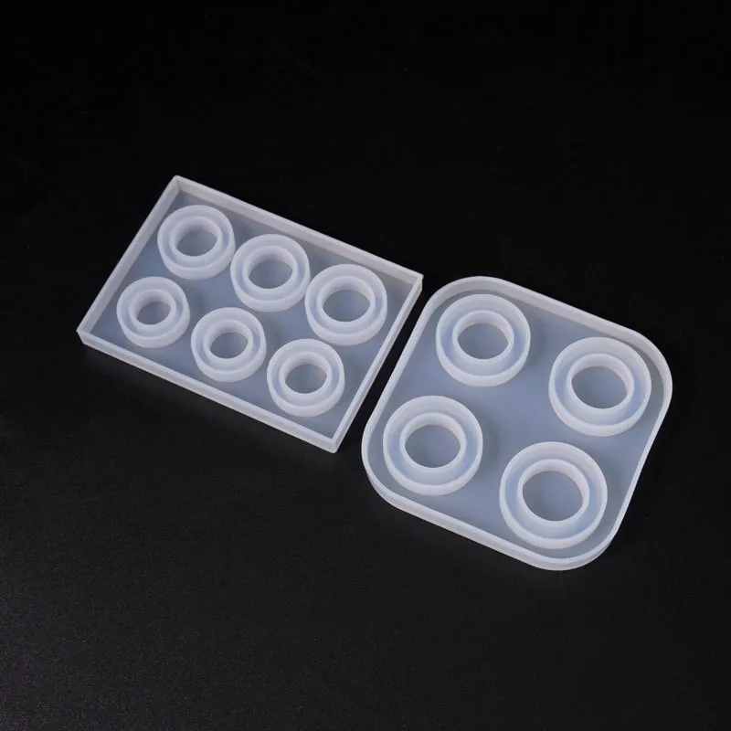 SNASAN Finger Ring Silicone Mold Resin Mould For Jewelry Making DIY Tool Crafts Epoxy Resin Casting Molds