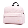 Soboba Fashionable Plaid Pink Diaper Bag for Mommies Large Capacity Well-Organized Space Maternity Backpack for Strollers 1