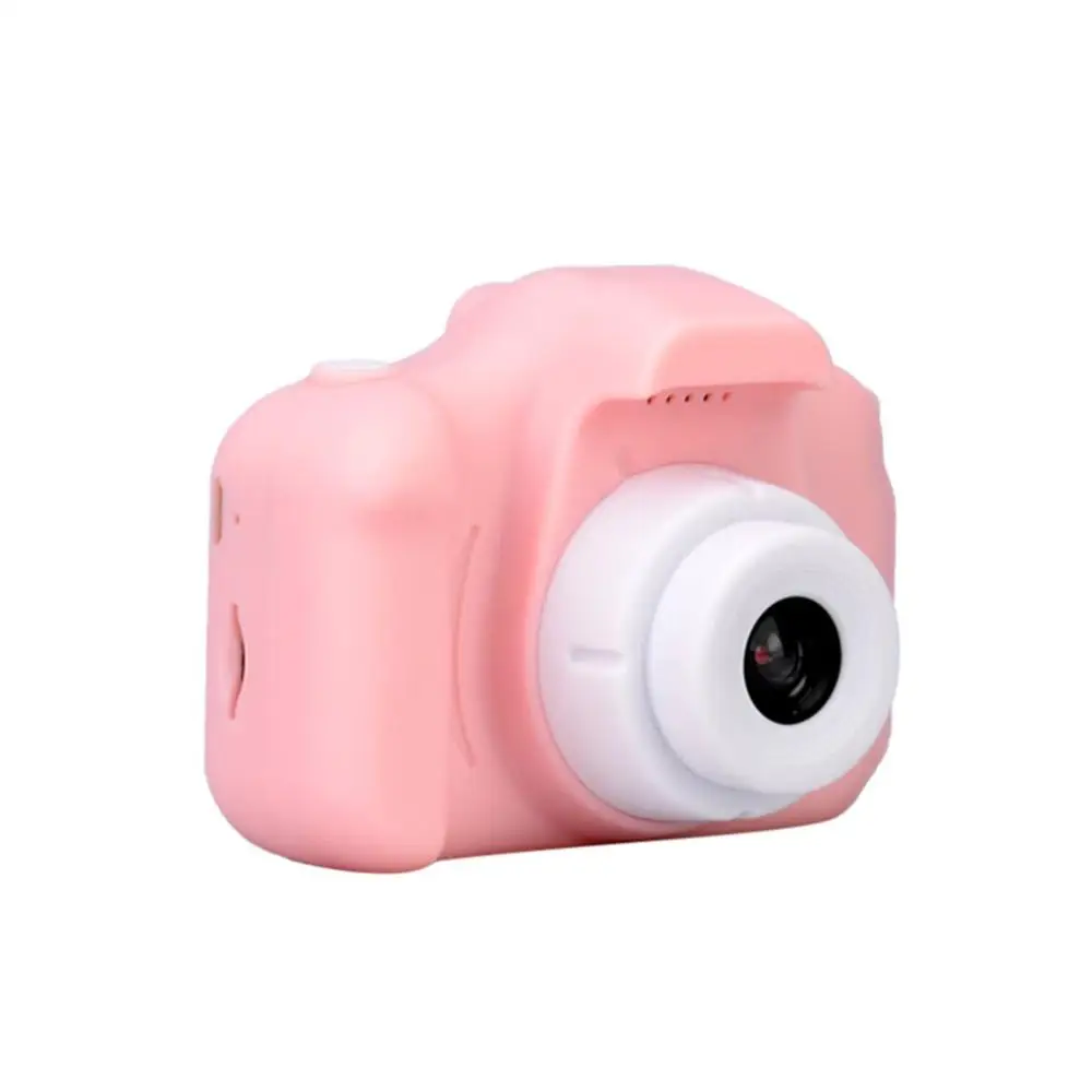 Pink Детская мультяшная мини-игрушка может фотографировать детскую цифровую камеру мультяшная мини-игрушка профессиональная Мода - Цвет: Pink