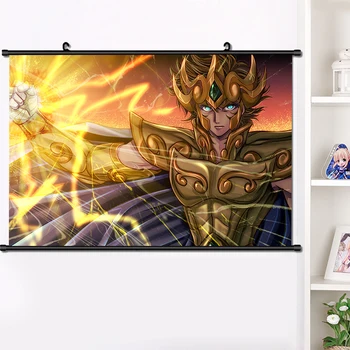 

Japanese Anime Saint Seiya Aquila yuna Aquarius camus Wall Scroll Mural Poster Wall Hanging Poster Fashion Home Decor 40×60cm