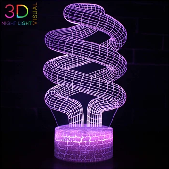 

ATOPH Abstract Design LED Nightlight Ice Crack Base with 16Color Changing Remote Control 3D Night Light