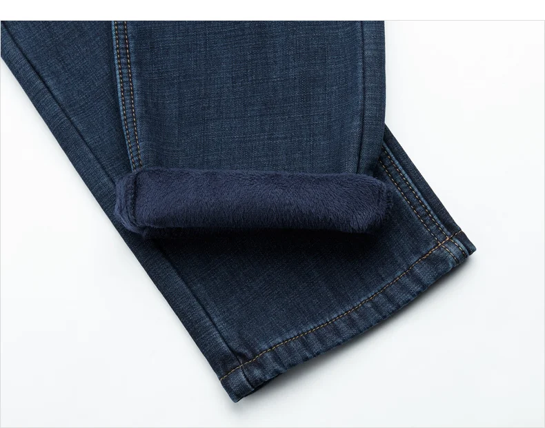 Seven7 Мужская одежда Джинсы 2019 осень и зима новые бархатные утолщенные деловые брюки для отдыха мужские прямые теплые брюки