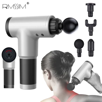 

3000r/min Massage Gun Muscle Relaxation Massager Vibration Fascial Gun Fitness Equipment Noise Reduction Design For Male Female