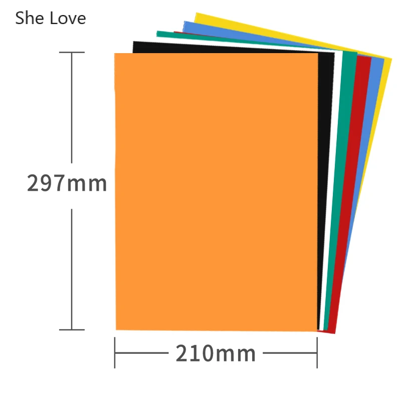 She Love 297X210 мм A4 красочные магнитные листы для резки штампов для хранения магнитных вентиляционных покрытий Diy для изготовления карт ручной работы