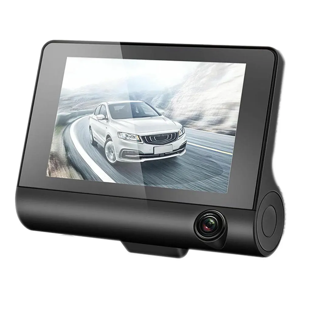 140 ° 720P 3 Lentille Dash Cam Video Recorder Véhicule caméra de recul 170 ° Cdrox 4 Car DVR HD 1080P 120 ° 480P 