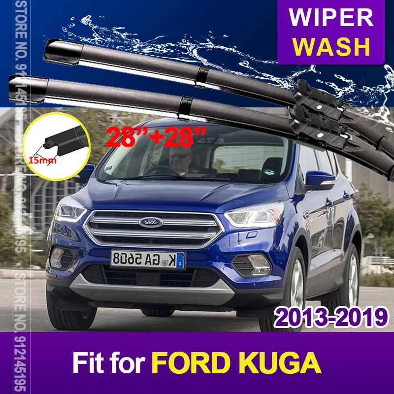 New Front Wiper Blades For Ford Kuga Mk2 Escape Accessories Auto Glass