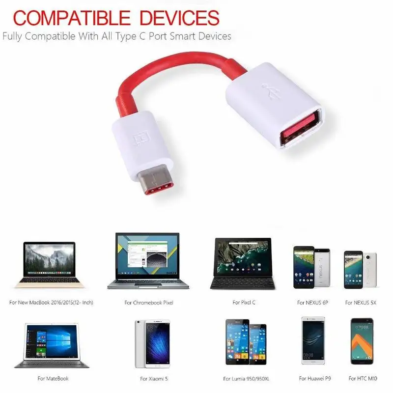 

For OnePlus 5/3T/3 10CM USB Type-c OTG Converter Data Adapter Charger Cable for Mobile Phone for Samsung Note8 S8 Plus for LG G5