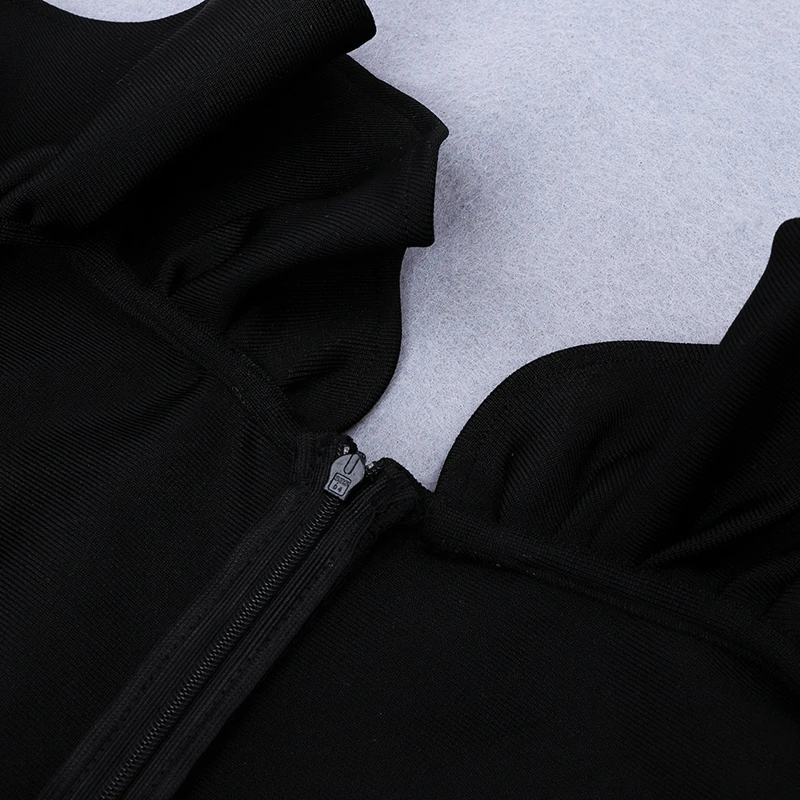INDRESSME, v-образный вырез, сексуальное платье с оборками, рукав, разрез, платье-повязка до колена, новинка, сексуальные женские весенние модные вечерние платья, Клубное платье