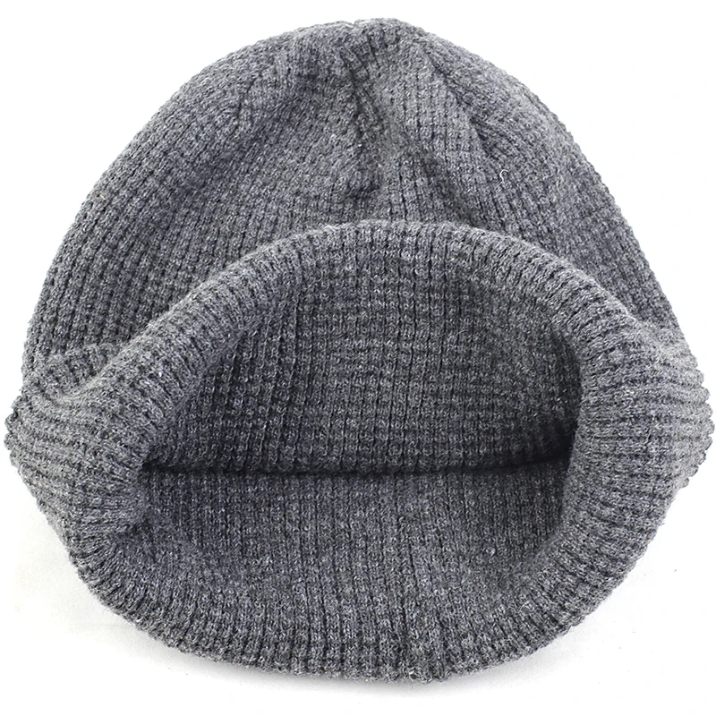 Geebro, кашемировая шапочка для взрослых, осенне-зимняя теплая шапка с черепом, шапка бини, пуловер с 3 кисточками