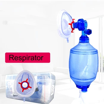 

Outdoor Survival Simple Breathing Tool Manual Resuscitator PVC Mask with Oxygen Tube for Home Professional Adult Use High Qualit