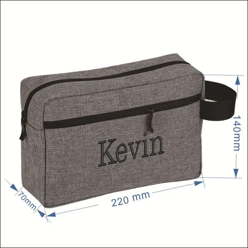 Men's Travel Storage Bag Personalized Embroidered Portable Wash Multi-functional Cationic Cosmetic