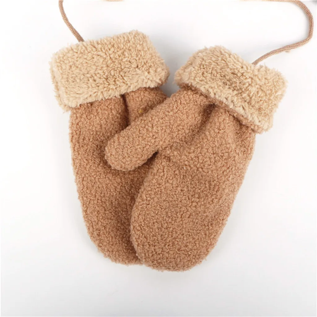 Зимние Детские перчатки для малышей; Милые цветные теплые вязаные перчатки в стиле пэчворк для мальчиков и девочек; зимние варежки для малышей; guantes nina