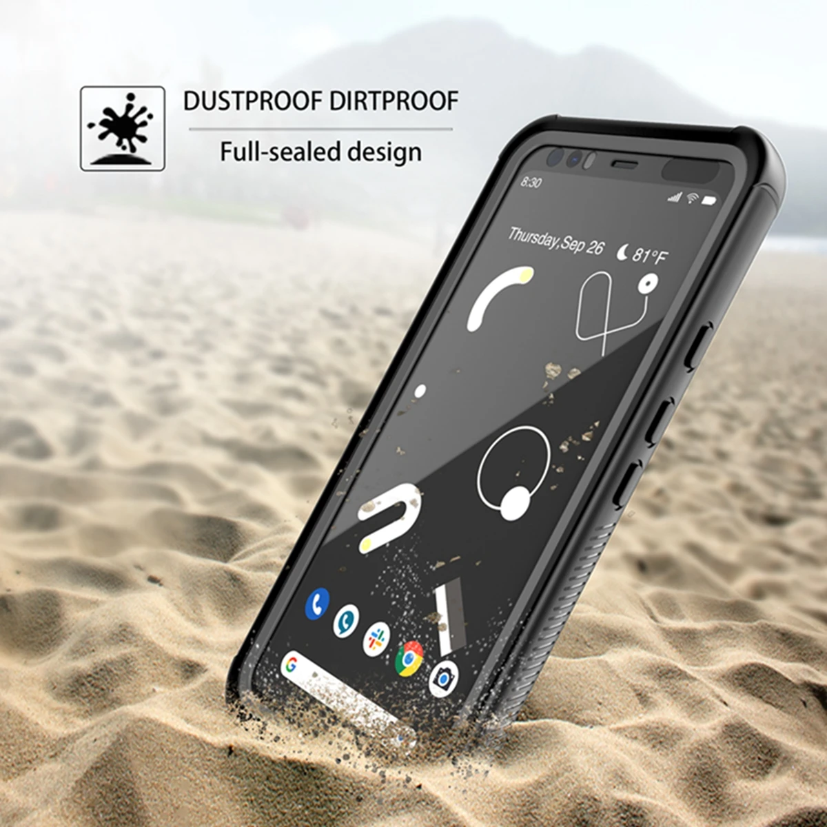 Для Google Pixel 4 XL/4 чехол с защитой на 360 градусов пылезащитный противоударный чехол для задней панели телефона с защитой от царапин