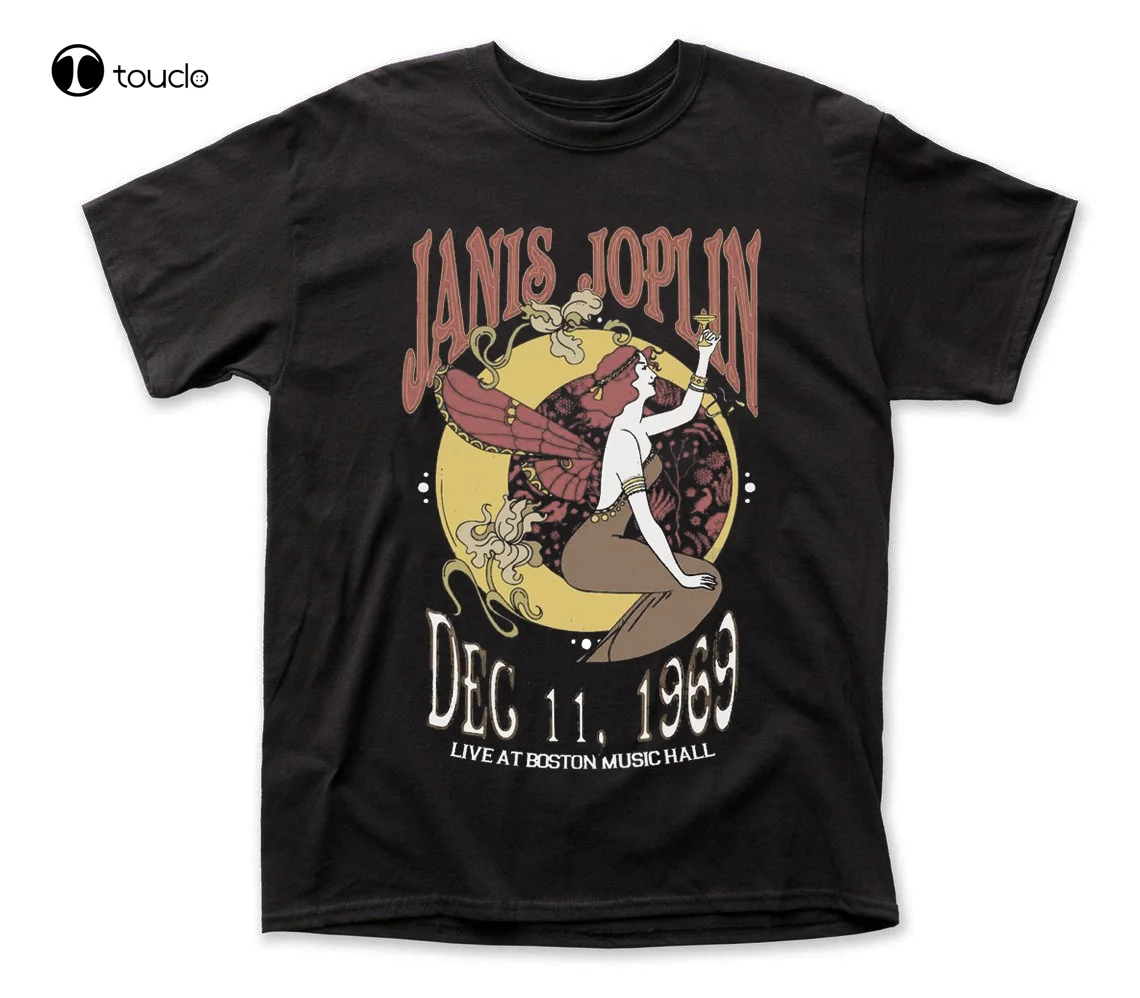 

Janis Joplin 1969 Live In Boston Music Hall T-Shirt Rocknroll Unisex S-5Xl Tee Shirt Unisex